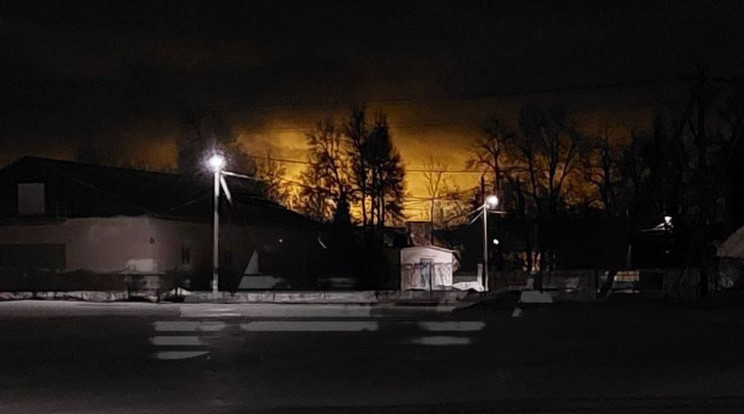 Robbanás történt a moszkvai régió egyik külvárosánál / Fotó: Twitter
