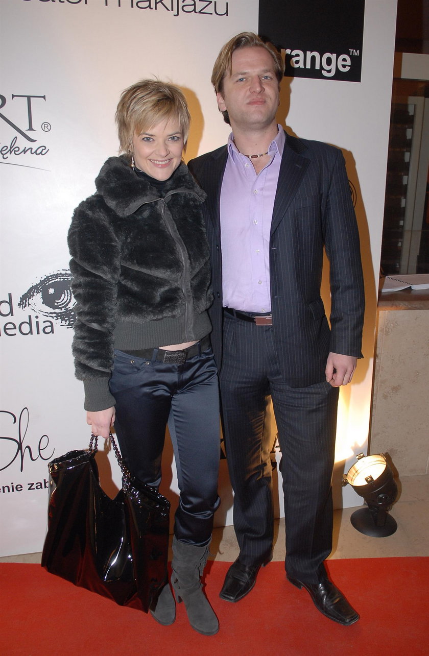 Monika Richardson z bratem Filipem Pietkiewiczem w 2007 r.