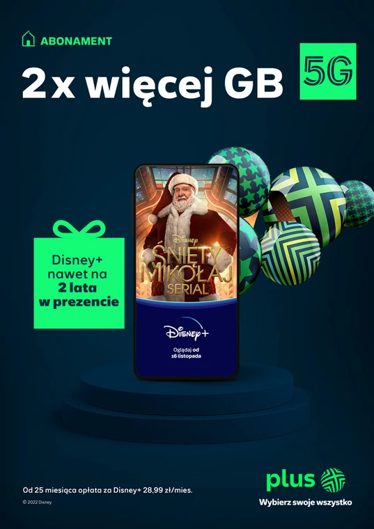 Disney+ w prezencje dla abonentó Plusa