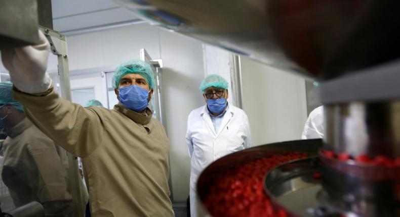 Faysal's factory is one of several authorised to manufacture the drug in Syria