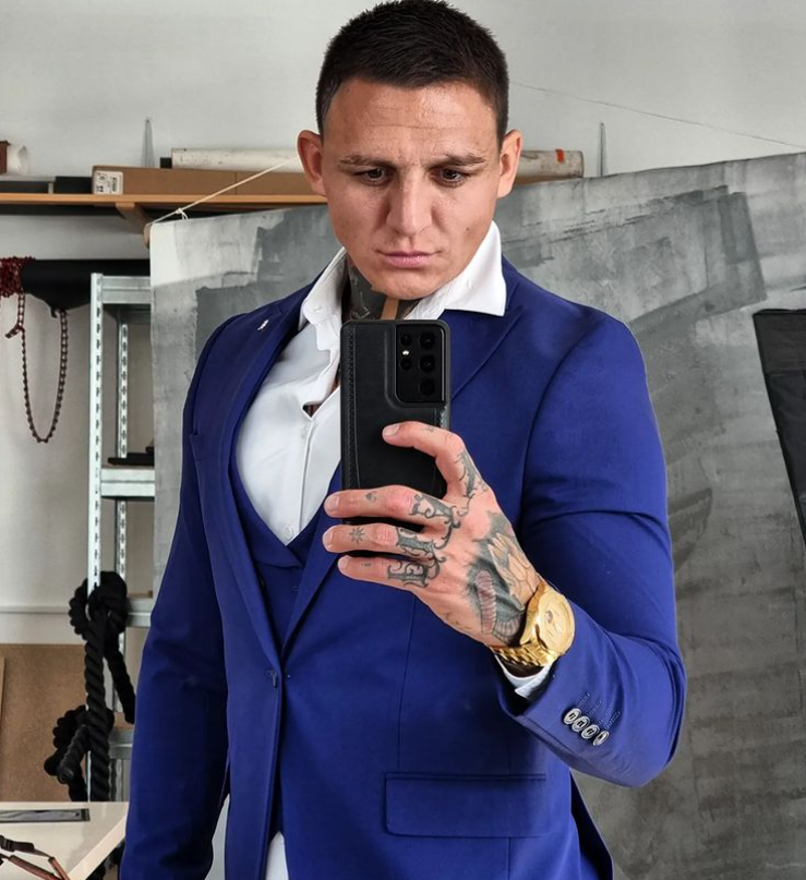 MMA bojovník Gábor Boráros. 