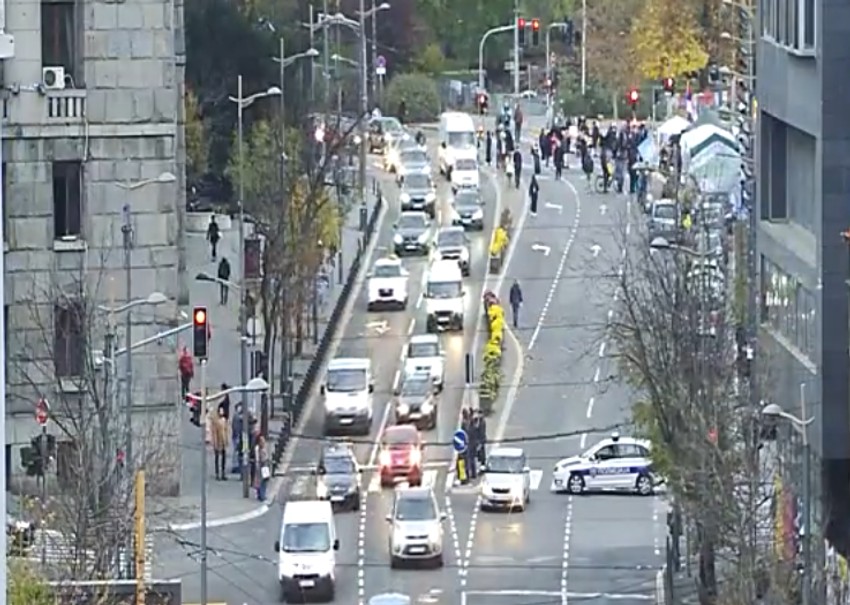 Takovska, saobraćaj ide jednom trakom