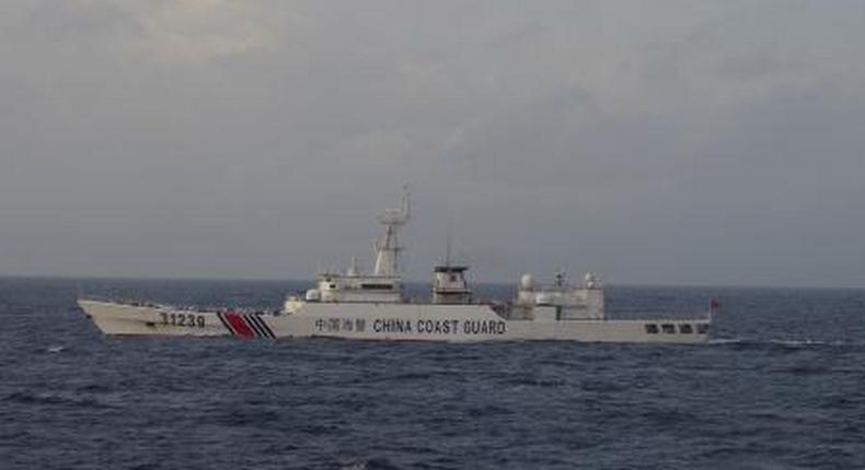 China Coast Guard vessel No. 31239 sails in the East China Sea near the disputed isles known as Senkaku isles in Japan and Diaoyu islands in China, in this handout photo taken and released by the 11th Regional Coast Guard Headquarters-Japan Coast Guard December 22, 2015. Mandatory Credit.