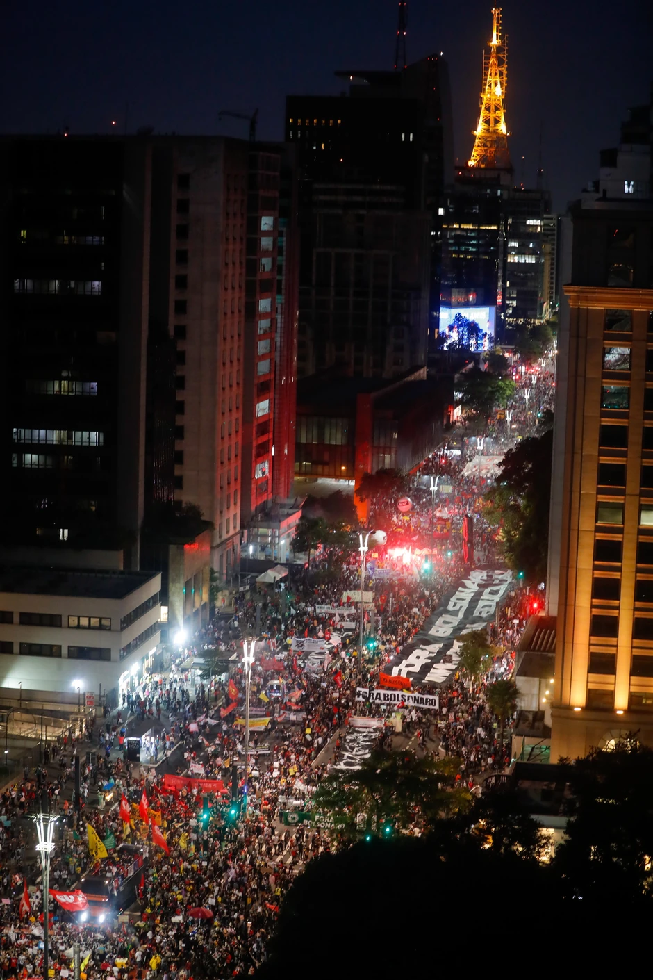 Protest protiv Bolsonara