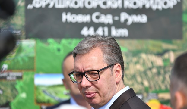  Aleksandar Vučić  radovi na Fruškogorskon koridoru   