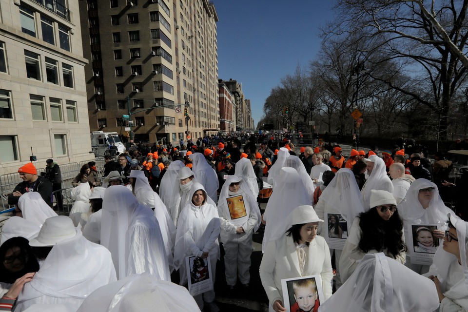 epa06627671 - USA NEW YORK MARCH FOR OUR LIVES (New York March For Our Lives Protest)