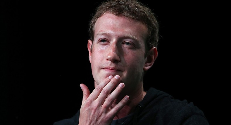 Facebook CEO Mark Zuckerberg.