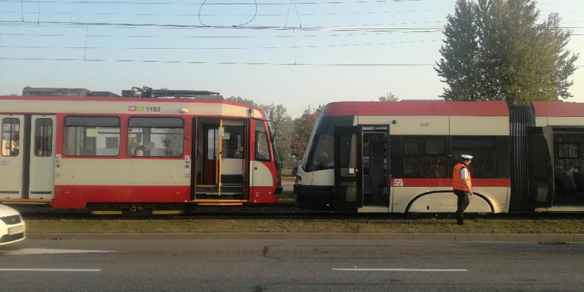 zderzenie tramwajów