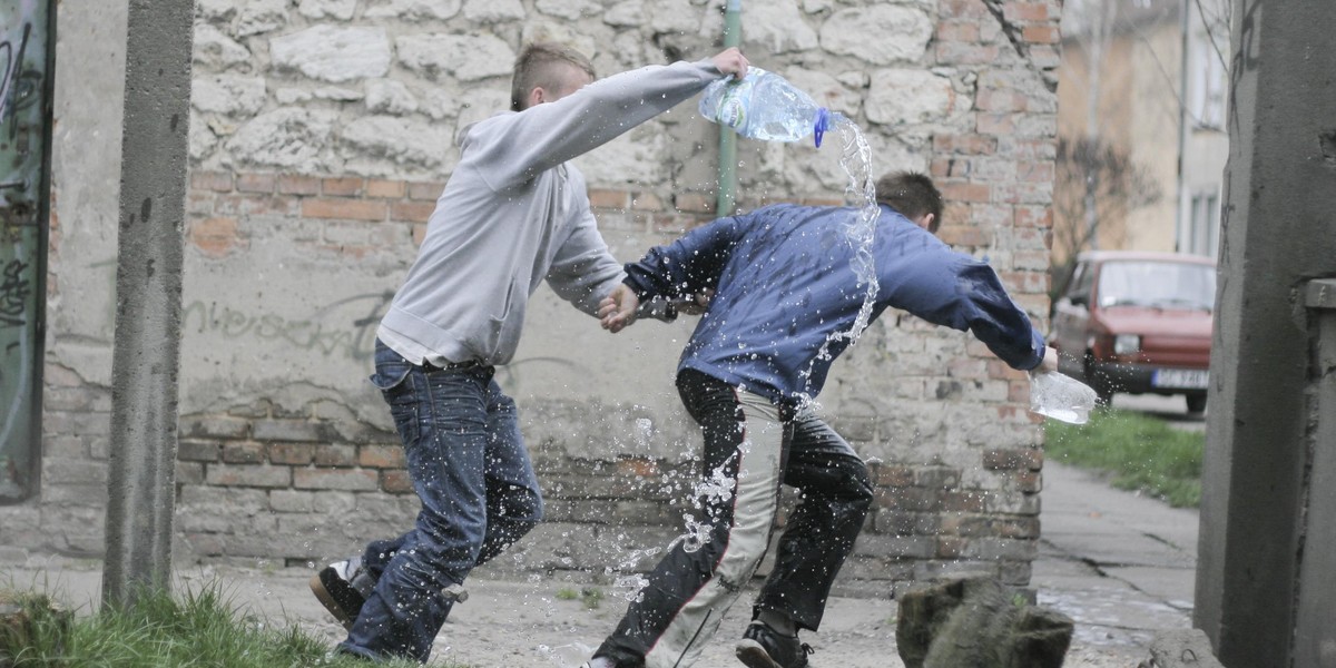 W Lany Poniedziałek lepiej uważać, oblewając kogoś wodą