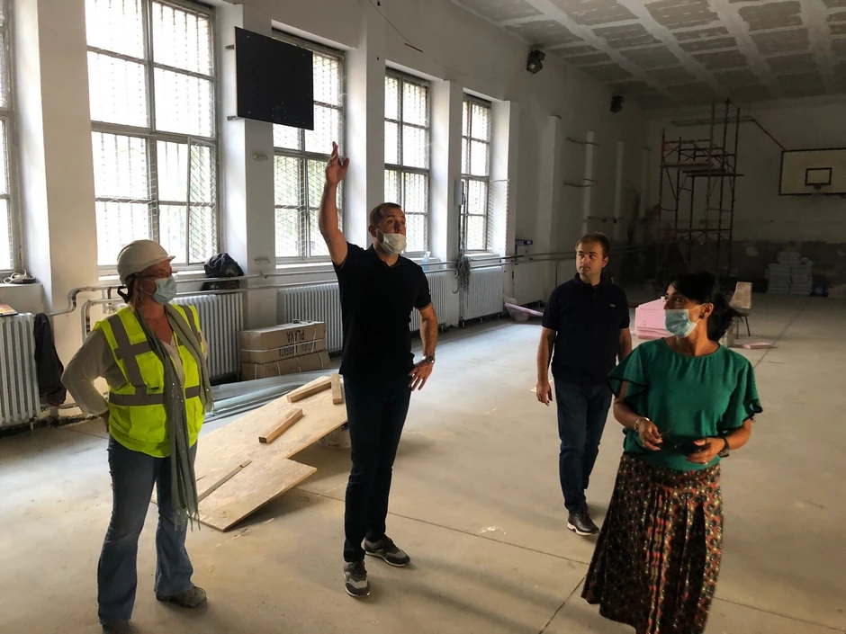 Radovi u fiskulturnoj sali za Ekonomsku školu biće gotovi do sredinom septembra: Slavko Gak