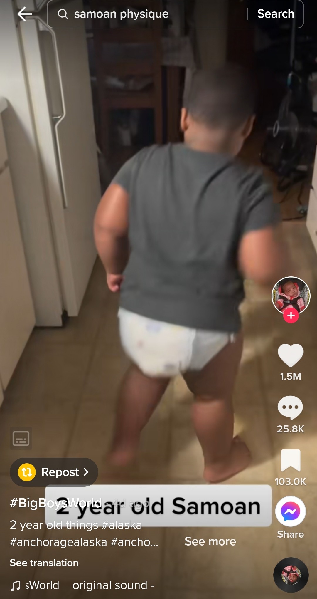 Fotka chlapčeka z videa @bigboysworld.alaska.