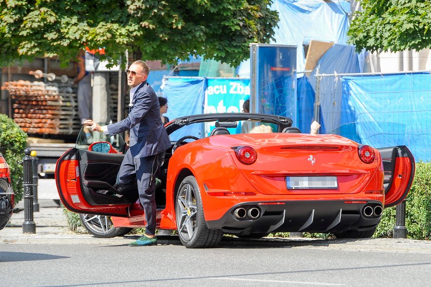 Magda Gessler w ferrari