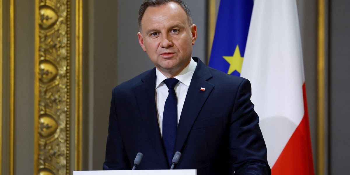 Andrzej Duda mówi o spotkaniu u prezydenta Francji.