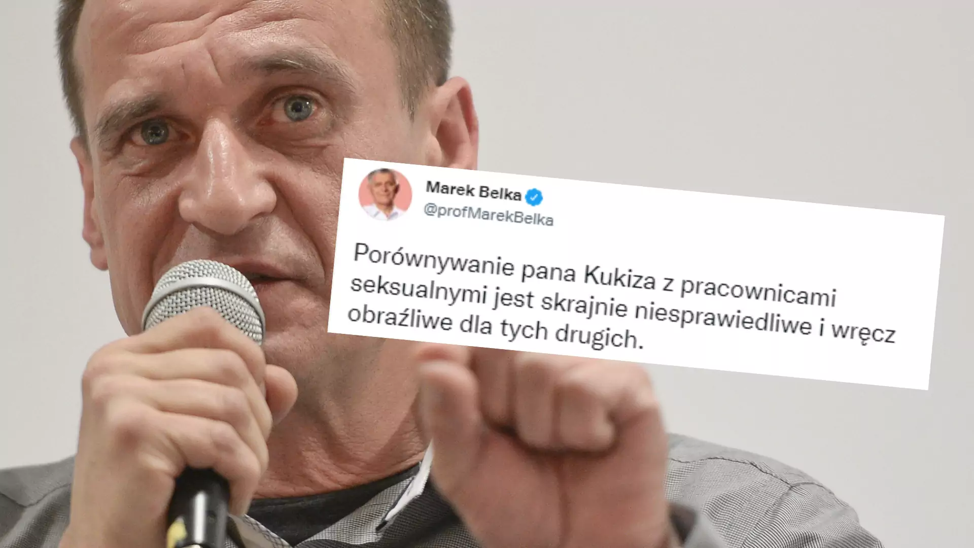 Porównanie Kukiza do pracownic seksualnych je poniża. Kobiety zbyt często są obiektem drwin