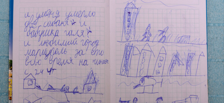 Do sieci trafił dziennik ośmioletniego chłopca z Mariupola. "Umarły mi dwa psy, babunia Hala i ukochane miasto"