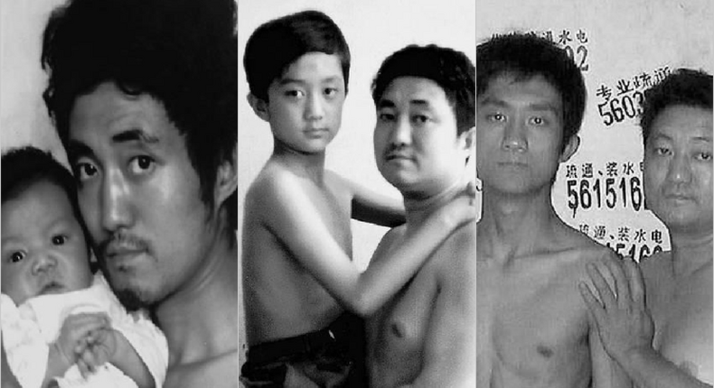 See beautiful pictures father and son took over a period of 28 years (with a surprise at the end)