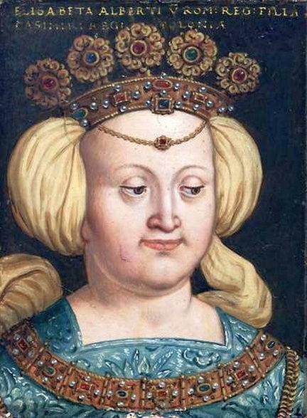 Imaginatywny portret Elżbiety z drugiej polowy XVI w.