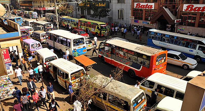 Matatus in Nairobi