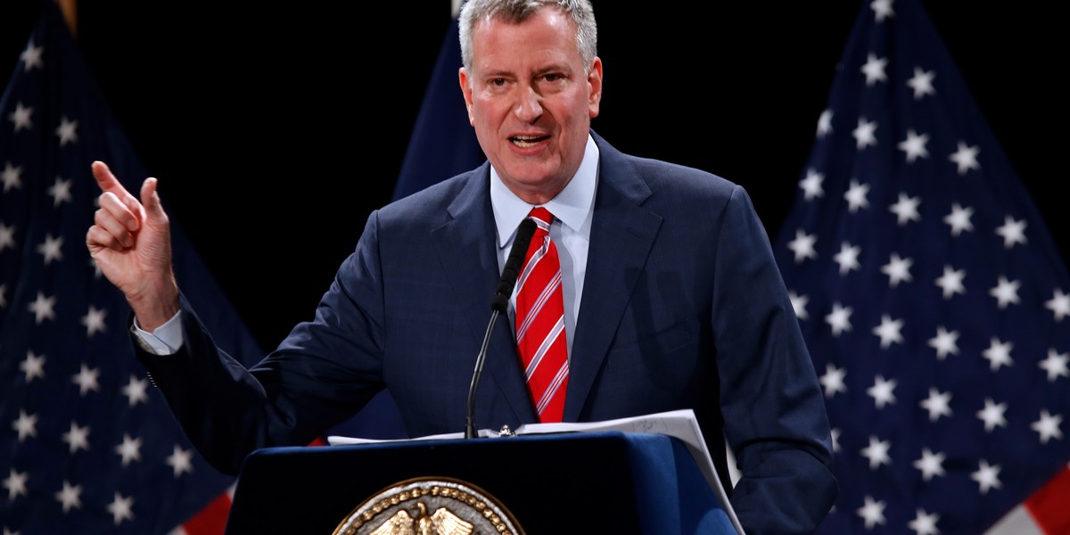 Bill de Blasio cruises to reelection in New York City