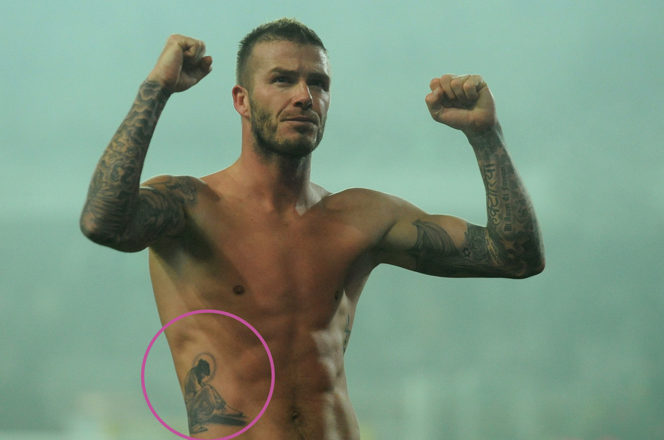 David Beckham - tatuaż