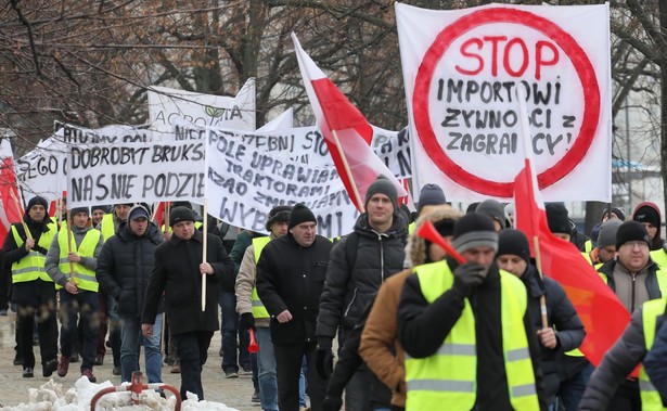 protest rolników