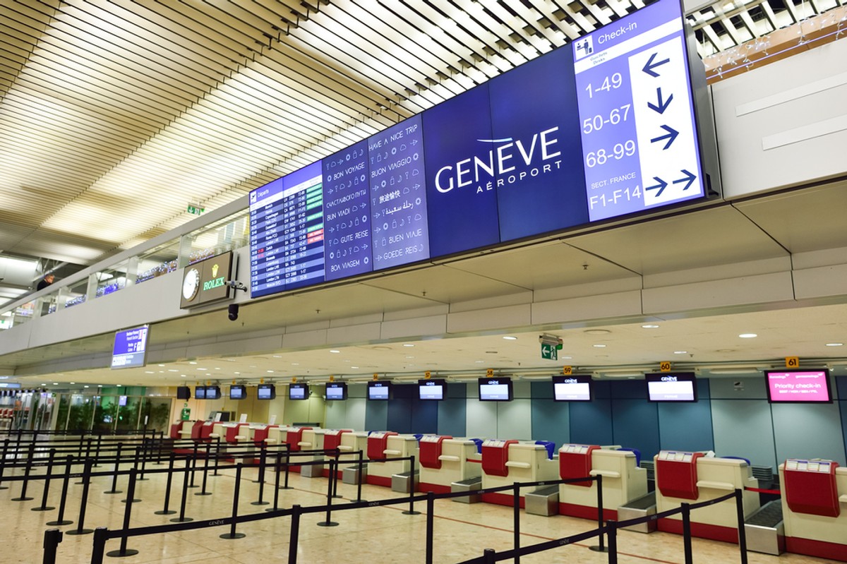 Szwajcaria: Lotnisko w Genewie