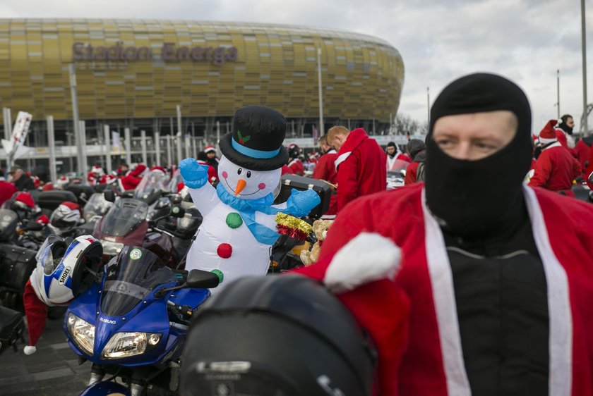 Mikołaje na motocyklach