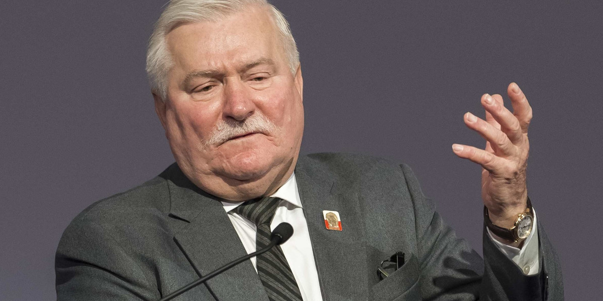 Prezydent Lech Wałęsa.