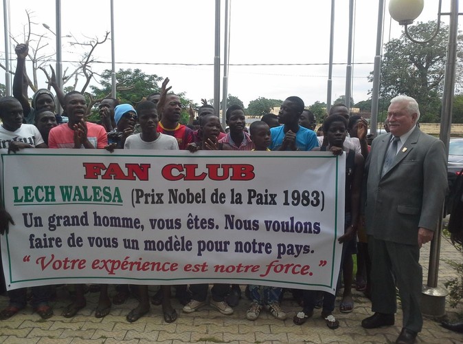 Lech Wałęsa w Togo