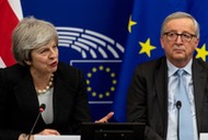 Theresa May Jean-Claude Juncker