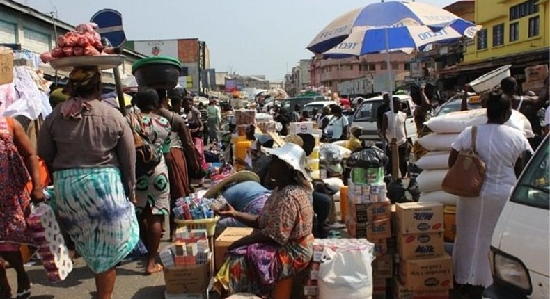 The Adabraka Market in Ghana