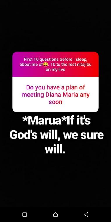 Yvette Obura's Q & A on Instagram 
