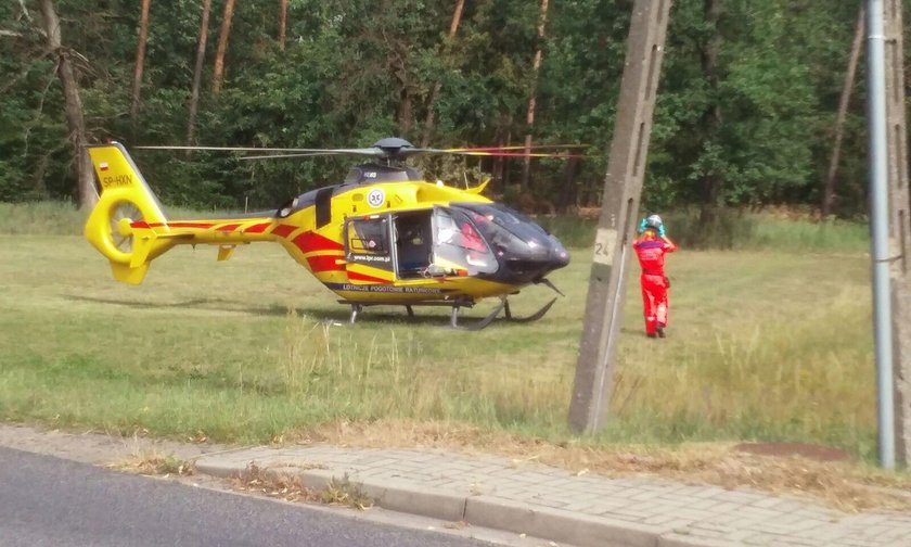 Kierującą przetransportowano do szpitala w Opolu