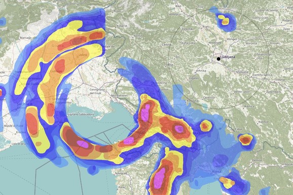 (MAPA) UPRAVO SE POJAVIO JEZIVI "OLUJNI VRTLOG" NA RADARSKIM SNIMCIMA! Prekrio je region, HITNO se oglasili meteorolozi: Evo o čemu se zapravo radi