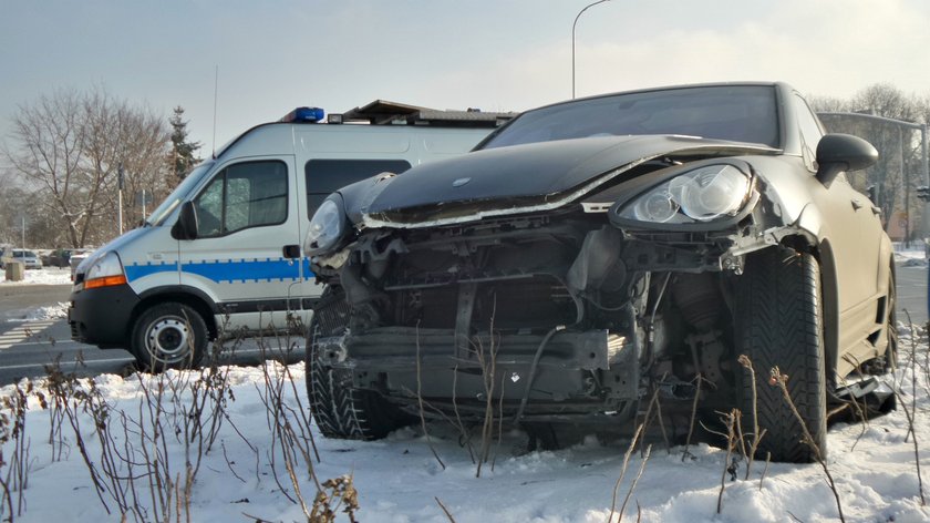 Marina Łuczenko rozbiła ukochane Porsche Cayenne Wojciecha Szczęsnego