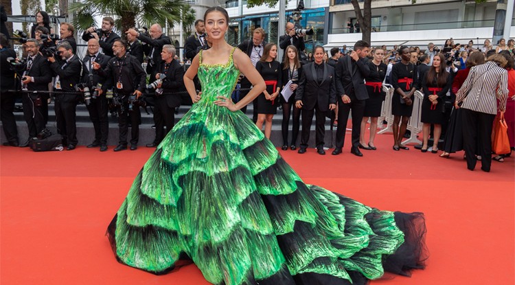 A zöldet sokan választották Cannes-ban Fotó: Getty Images