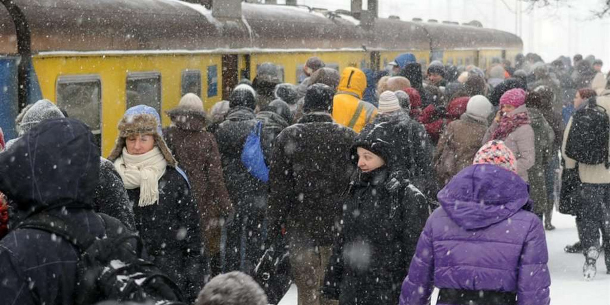 Paraliż na kolei. Rozkłady nie obowiązują