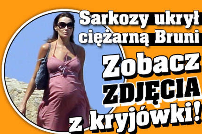 Sarkozy ukrył ciężarną Bruni. Zobacz ZDJĘCIA z kryjówki!