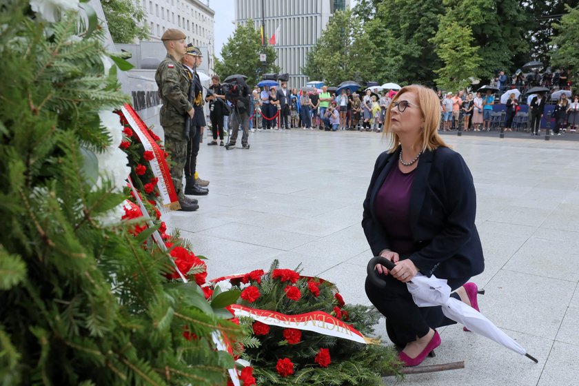 Warszawa. Obchody 77. rocznicy wybuchu Powstania Warszawskiego.