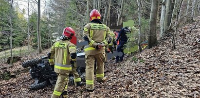 Tragedia w Wiśle. Pojechał do lasu po drewno, już nie wrócił