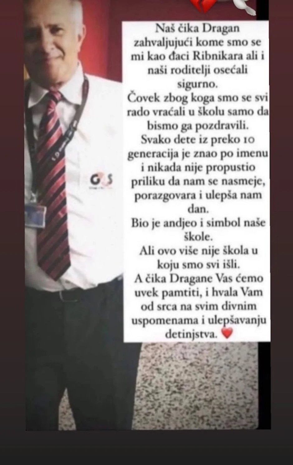 Poruke opraštanja od ubijenog Dragana