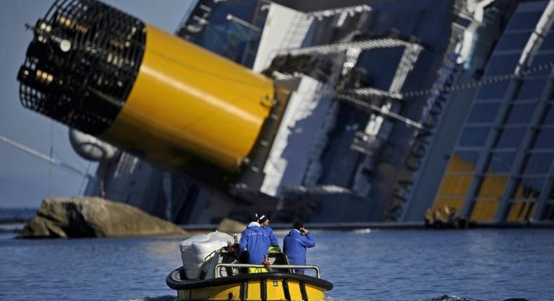 The Costa Concordia cruise liner sank in 2012, killing 32 people