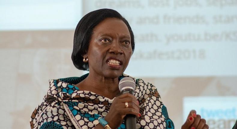 Narc-Kenya party leader Martha Karua during the Zinduka Festival