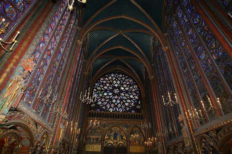 Paryż, Wnętrze Sainte-Chapelle