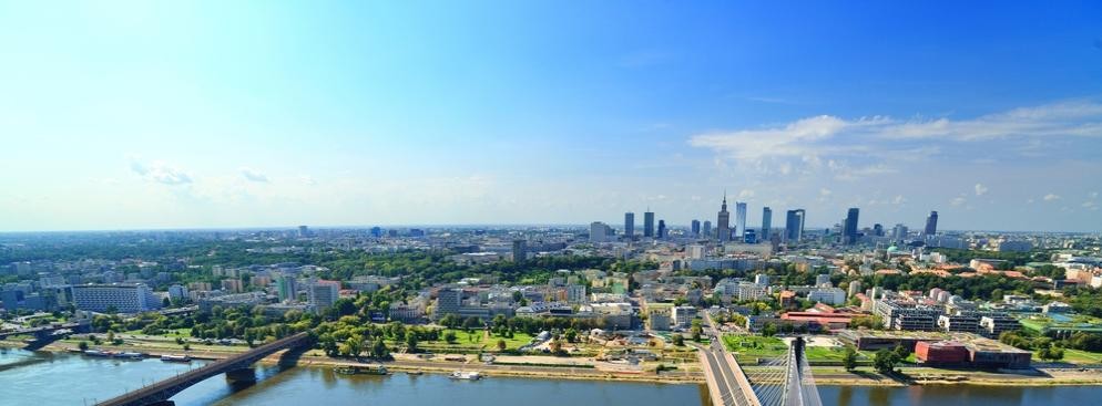 1. Warszawa
<br><br>
Średnia cena noclegu: 47 dol./noc