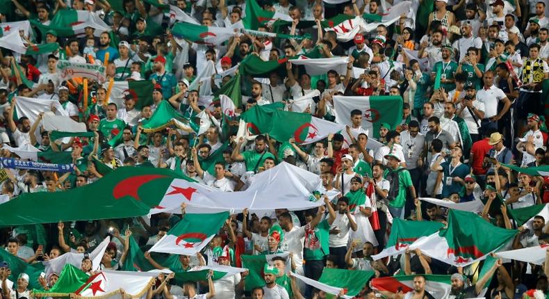 Thousands of Algeria fans have followed their country at this year's African Cup of Nations