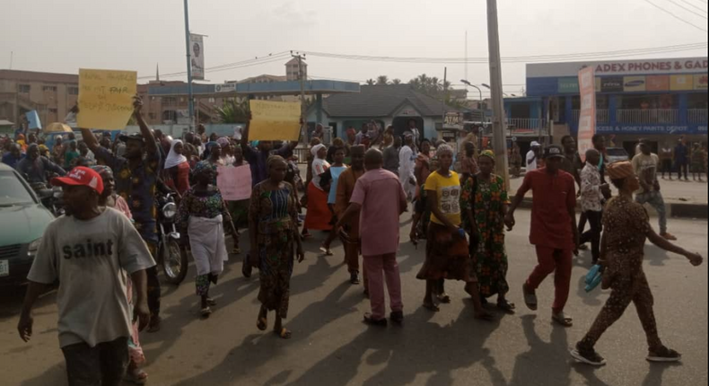 PDP members, commercial transporters stage protests in Osogbo.