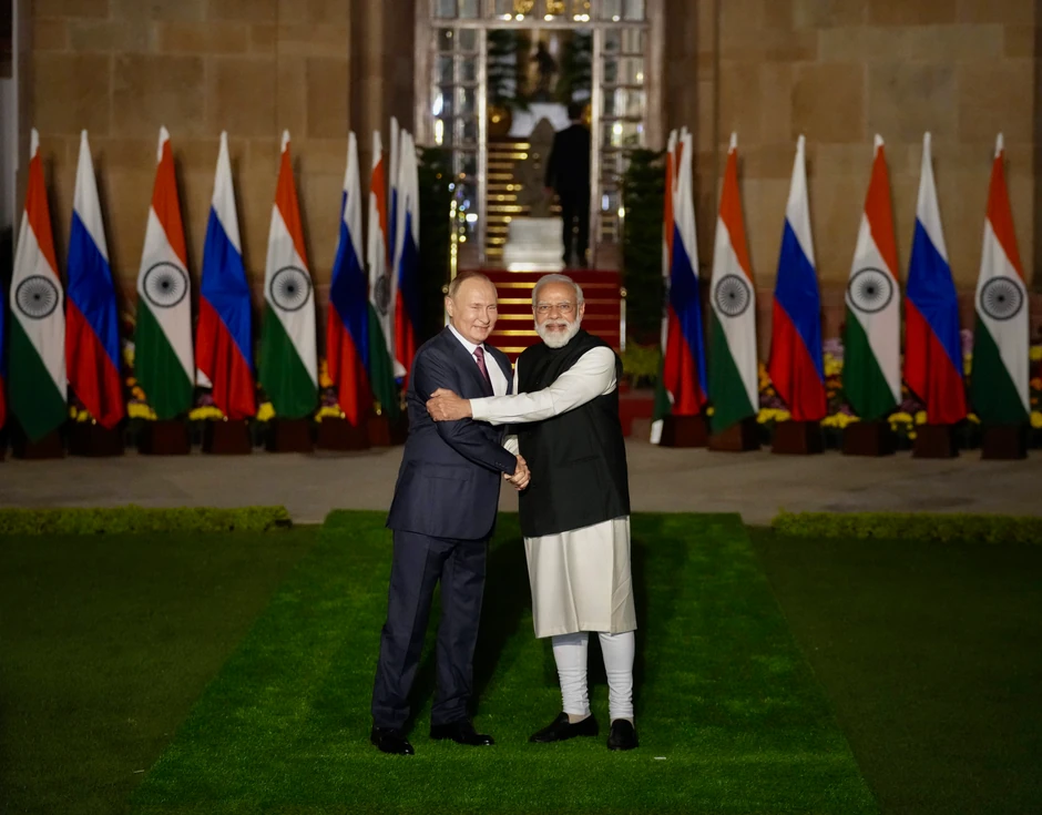 Vladimir Putin i Narendra Modi u Nju Delhiju