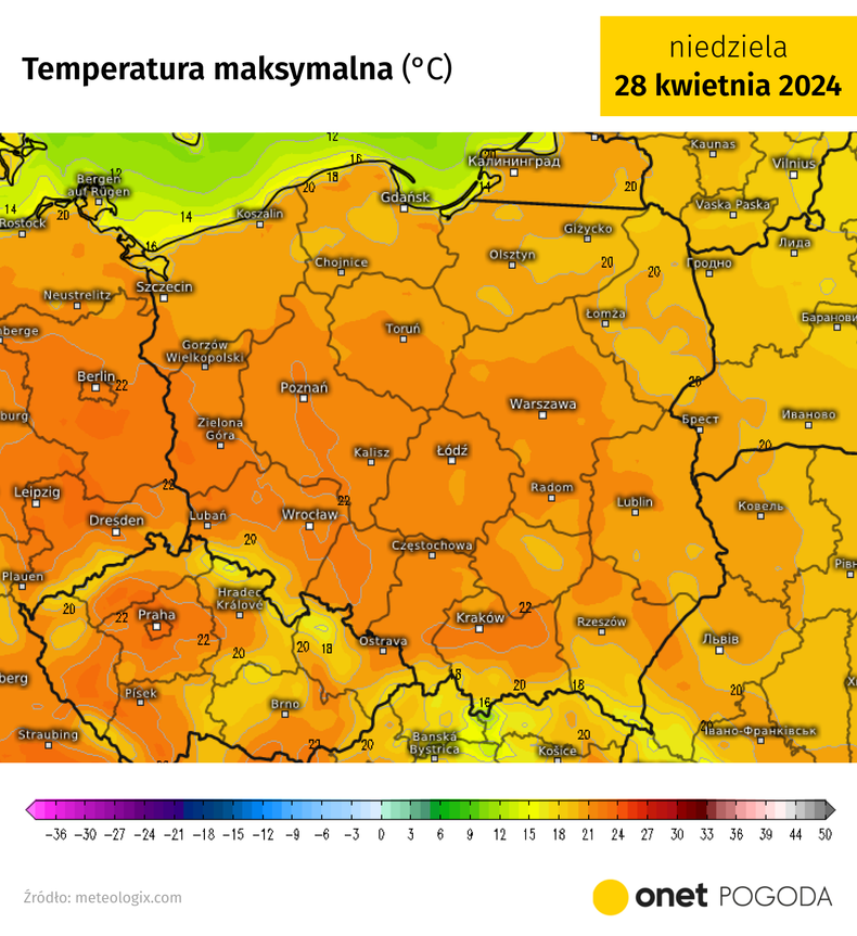 Niedziela zapowiada się jeszcze cieplej