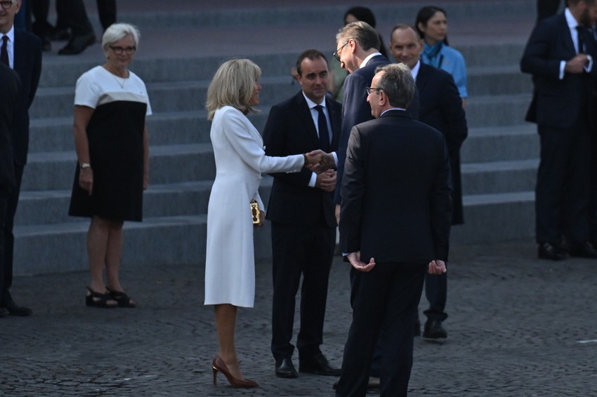 Aleksandar Vučić na paradi u Francuskoj